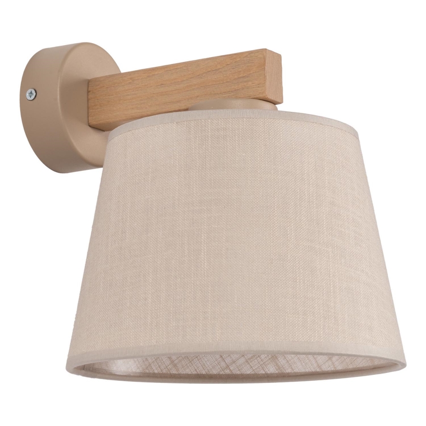 BRILAGI - LED Wandlamp LATTE SABIA 1xE27/15W/230V grenen/beige