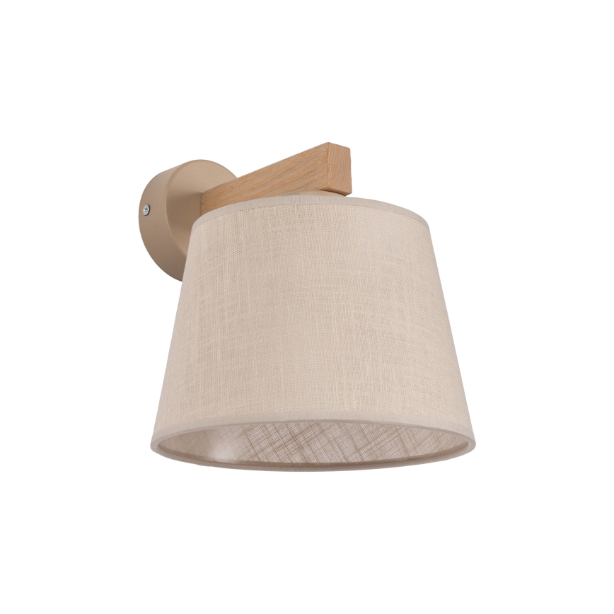 BRILAGI - LED Wandlamp LATTE SABIA 1xE27/15W/230V grenen/beige