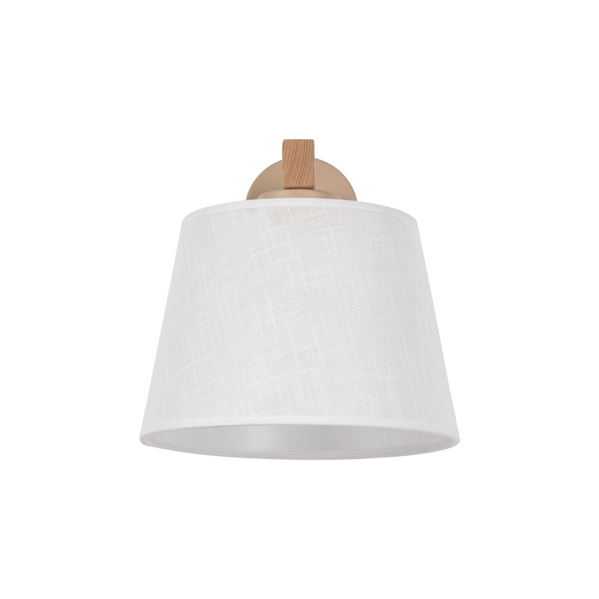 BRILAGI - LED-wandlamp LATTE SABIA 1xE27/15W/230V grenen/wit
