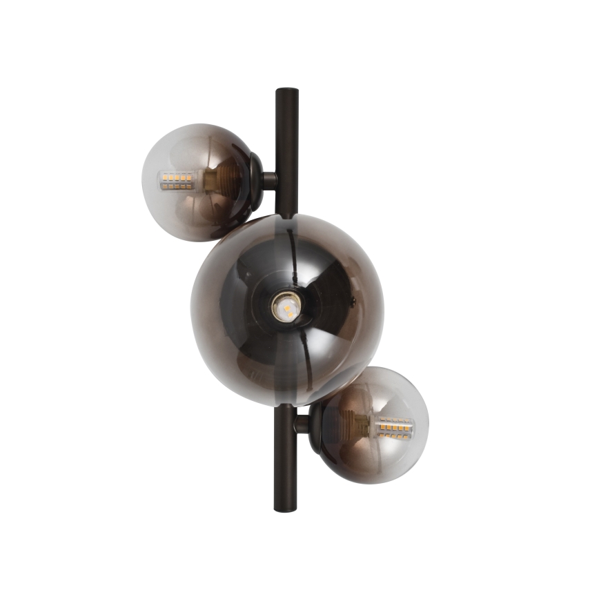 Brilagi - LED-wandlamp MILLA 3xG9/3W/230V bruin/rookbruin