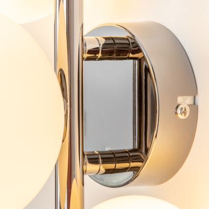 Brilagi - LED-wandlamp MILLA 3xG9/3W/230V zwart-chroom/wit