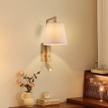 Brilagi - LED Wandlamp RAYAS 1xE14/40W/230V + LED/3W linnen/beige