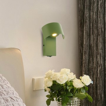 Brilagi - LED Wandlamp VASTO LED/3W/230V groen