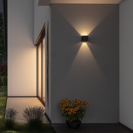 Brilagi - LED Wandlamp voor buiten CUBE LED/6W/230V antraciet IP54