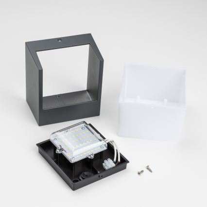 Brilagi - LED Wandlamp voor buiten TERNI LED/12W/230V antraciet IP44