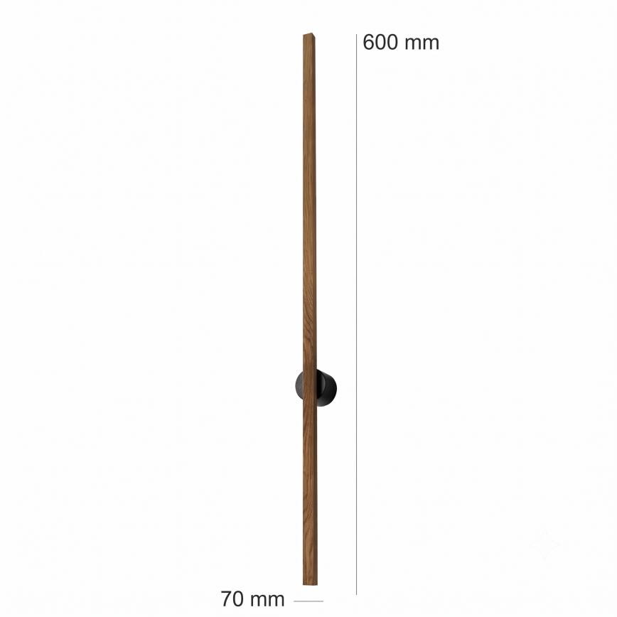 Brilagi - LED-wandlamp WOODY LINE LED/7W/230V 4000K 60 cm eiken/walnoot