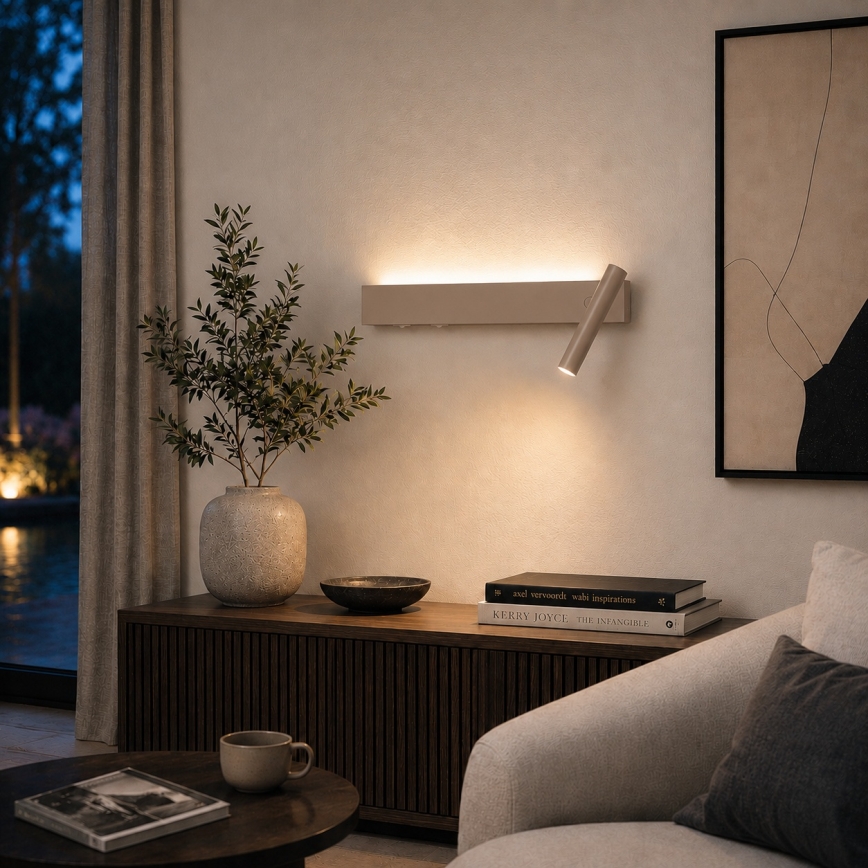 BRILAGI - LED-wandspot ARLIX LED/3W/230V + LED/7W beige CRI 90