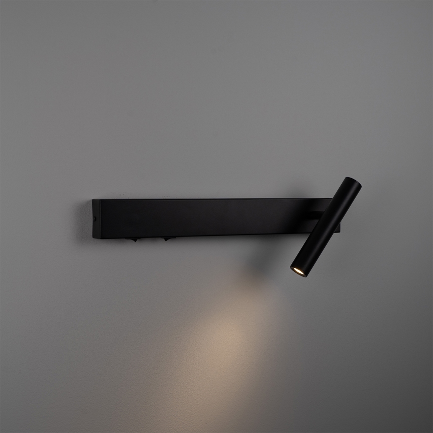 BRILAGI - LED-wandspot ARLIX LED/3W/230V + LED/7W zwart CRI 90
