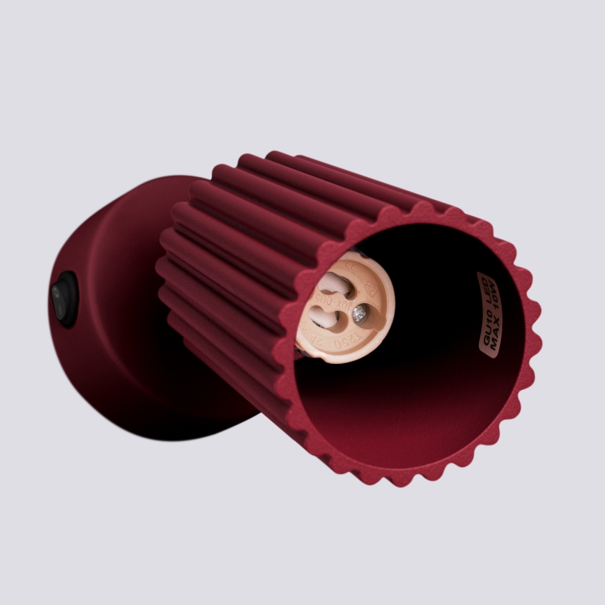 Brilagi - LED-wandspot CRESTO 1xGU10/10W/230V bordeaux