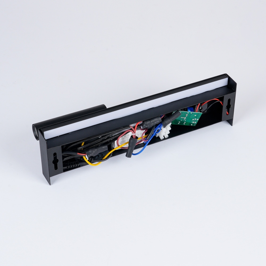 Brilagi - NOCTIS LED-wandspot met USB-poort, LED 3W/230V + LED 9W, zwart