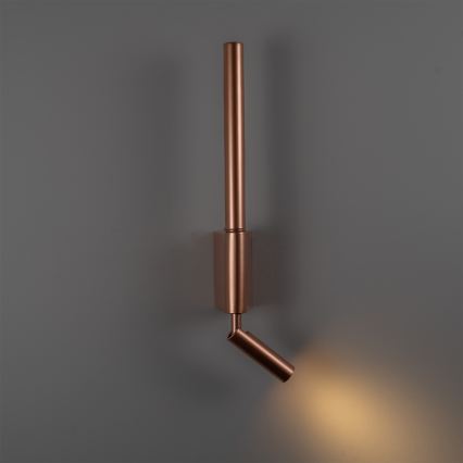 BRILAGI - LED wandspot VIXON LED/3W/230V + LED/5W bronskleurig CRI 90