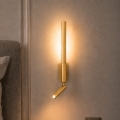BRILAGI - LED wandspot VIXON LED/3W/230V + LED/5W goudkleurig CRI 90