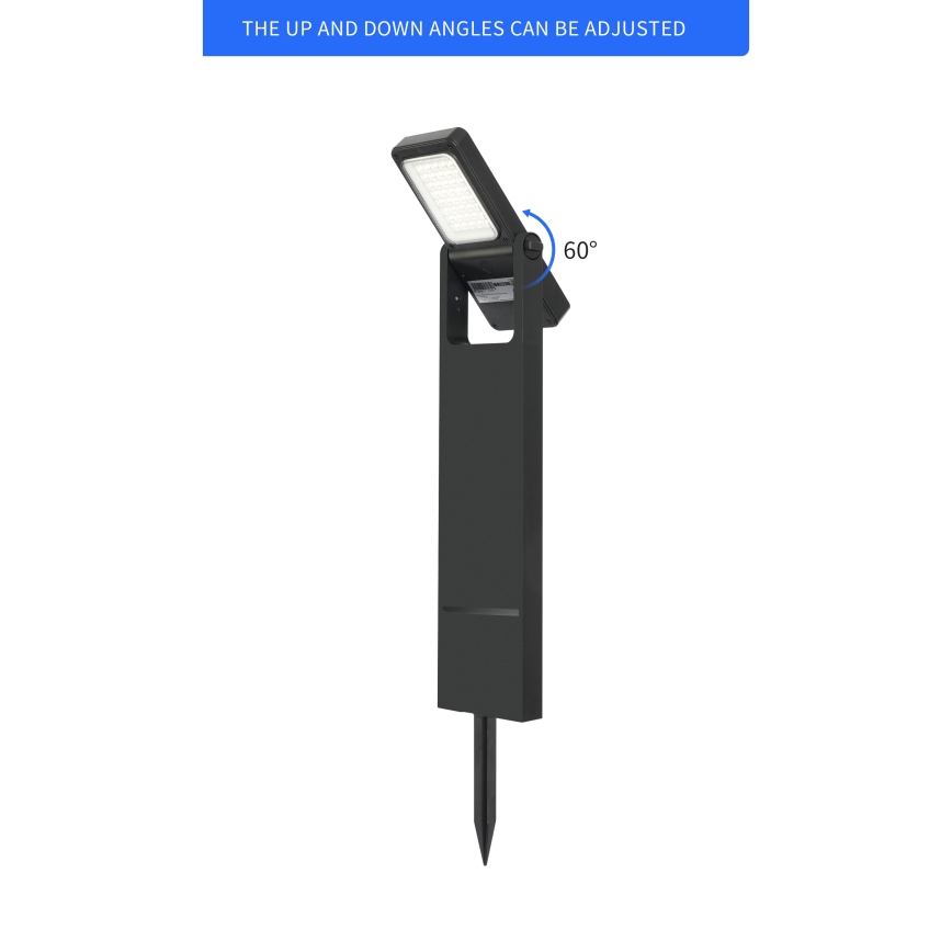 Brilagi - LED Zonne-energie lamp SUN SPIKE LED/4W/3,7V 2200 mAh IP44