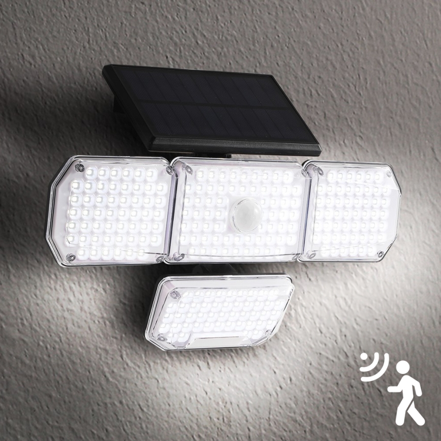 Brilagi - LED zonne-wandlamp met bewegings- en schemersensor WALLIE LED/5W/5,5V 2400 mAh IP65