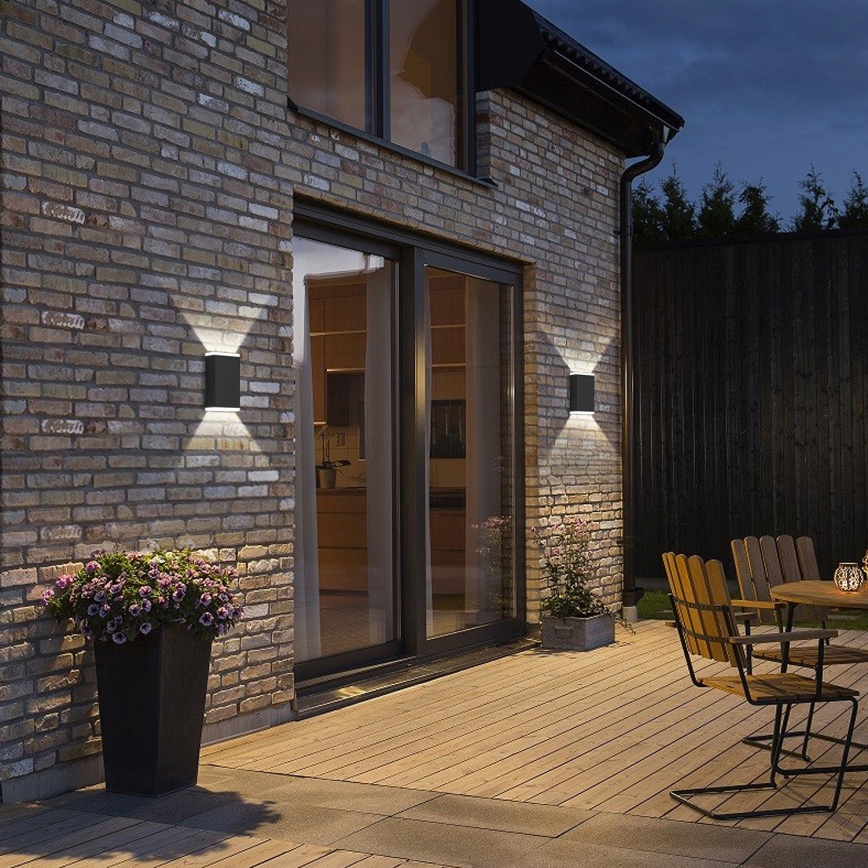 Brilagi - LED Zonne-wandlamp SUN GUARD LED/2W/3,7V 2000 mAh IP45