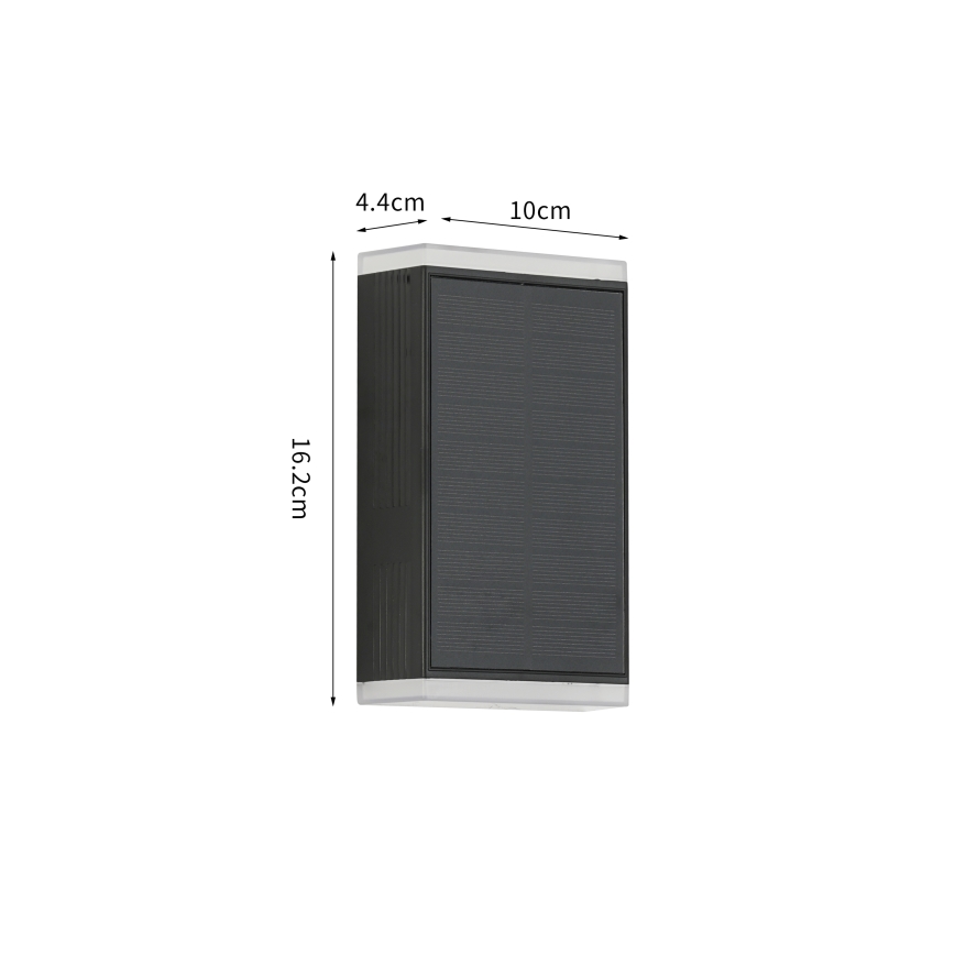 Brilagi - LED Zonne-wandlamp SUN GUARD LED/2W/3,7V 2000 mAh IP45
