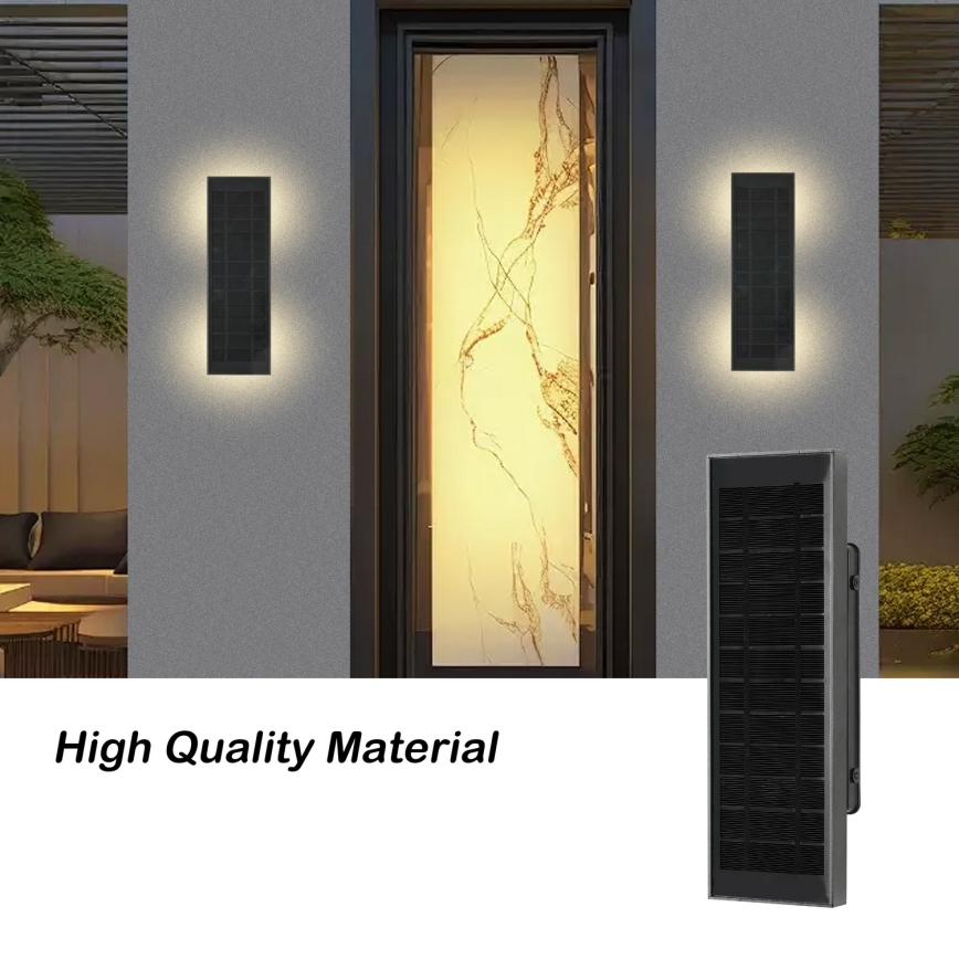 Brilagi - Dimbare LED zonne-wandlamp SUN LED/2,5W/3,7V 30 cm 2000 mAh IP44