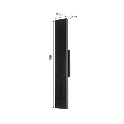 Brilagi - dimbare LED-wandlamp op zonne-energie SUN LED/4W/230V 60 cm 4000 mAh IP44