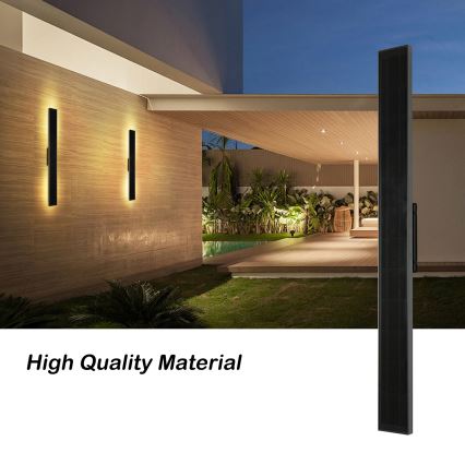 Brilagi - Dimbare LED-muurlamp op zonne-energie SUN LED/5,5W/230V 100 cm 6000 mAh IP44