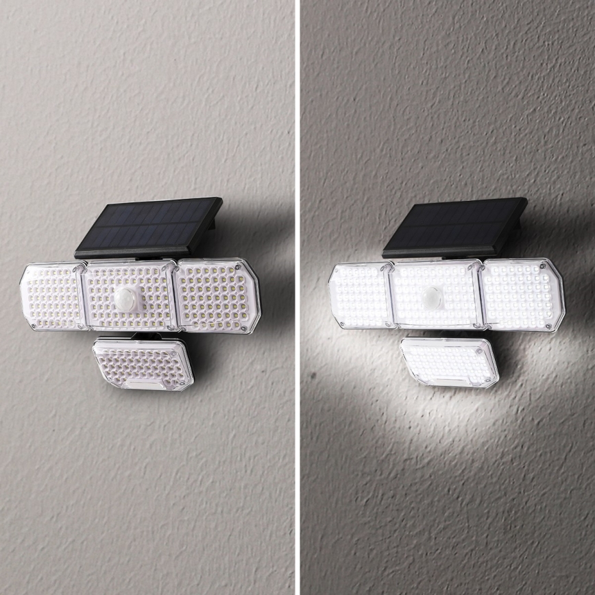 Brilagi - LED zonne-wandlamp met bewegings- en schemersensor WALLIE LED/5W/5,5V 2400 mAh IP65