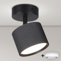 Brilagi - LED Zwarte richtbare spotlamp STRIPY 1xGX53/15W/230V