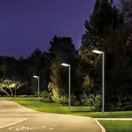 Brilagi - Lampadaire LED d'extérieur avec mât articulé 3 m URBANLIGHT LED/200W/230V gris IP65