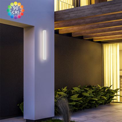 Brilagi - LED buitenwandlamp LINEAR LED/12W/230V 3000K IP65 50 cm wit CRI 90