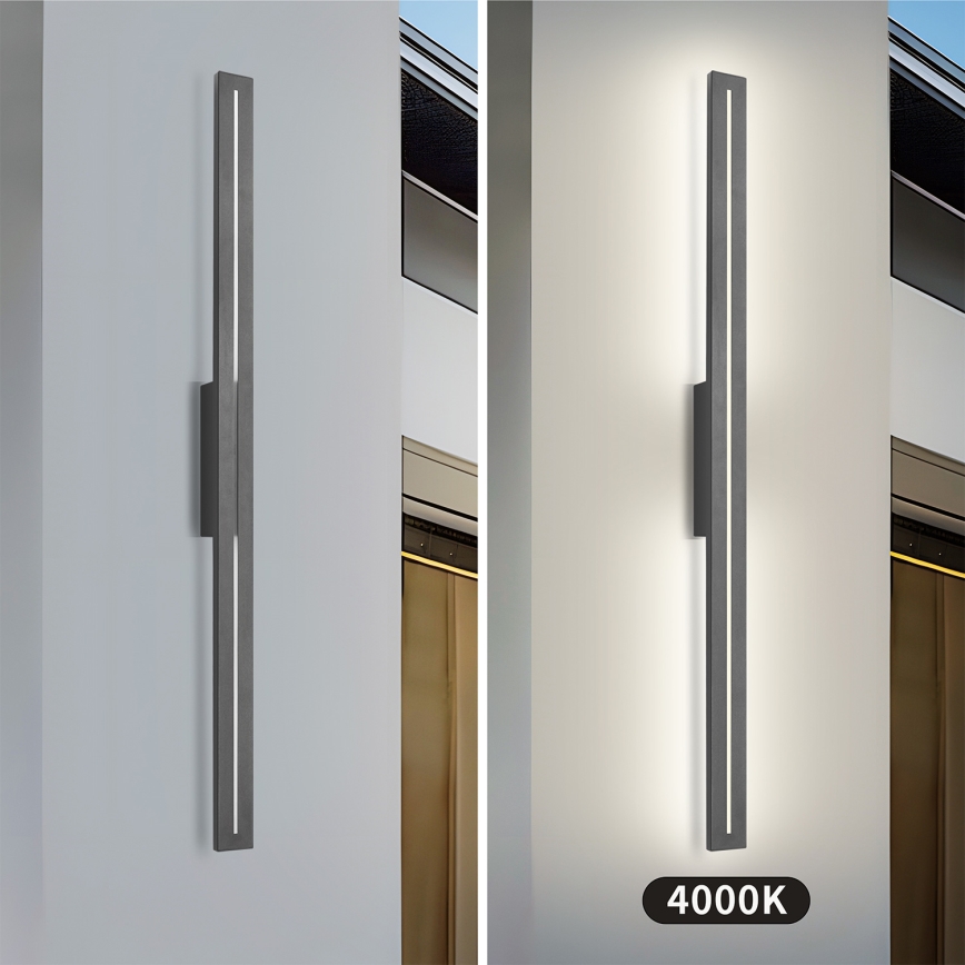 Brilagi - LINEO LED buitenwandlamp 24W/230V 4000K IP65 100 cm antraciet