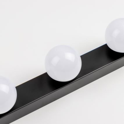 BRILAGI - ENSEMBLE 2x Applique murale LED pour salle de bains HOLLYWOOD 3xLED/3W/230V 39 cm IP44 noires