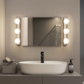 BRILAGI - LOT DE 2 appliques murales LED pour salle de bains HOLLYWOOD 3xLED/3W/230V 39 cm IP44 chrome brillant