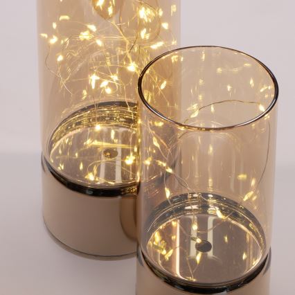 Brilagi - LOT DE 2 décorations de Noël LED, alimentation 3xAA + 2xAA