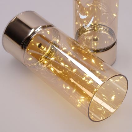 Brilagi - LOT DE 2 décorations de Noël LED, alimentation 3xAA + 2xAA