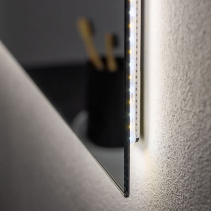 Brilagi - LED-badkamerspiegel LUCE LED/28W/230V 60x80 cm IP44 CRI 90 dimbaar + CCT