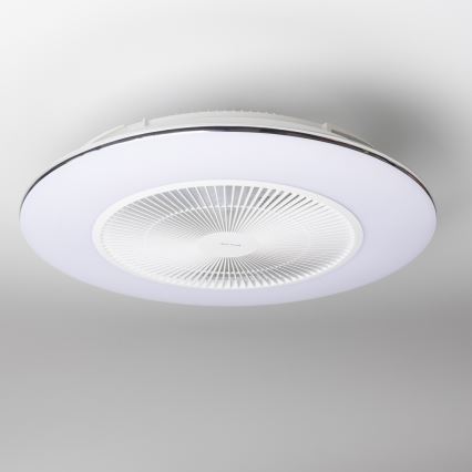 Brilagi - Luminaire à intensité variable avec ventilateur AURA LED/38W/230V 3000-6000K blanche + télécommande