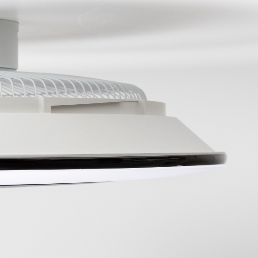 Brilagi - Luminaire à intensité variable avec ventilateur AURA LED/38W/230V 3000-6000K noir + télécommande