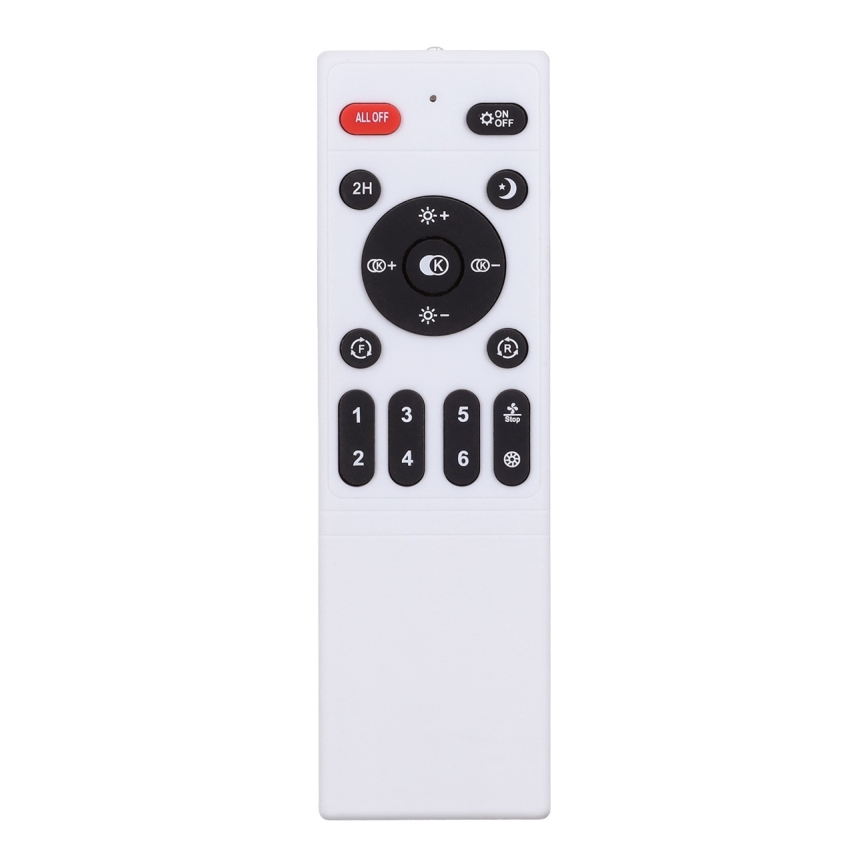 Brilagi - Plafonnier à intensité variable avec ventilateur LED/30W/230V 3000-6500K blanc/chêne + Télécommande