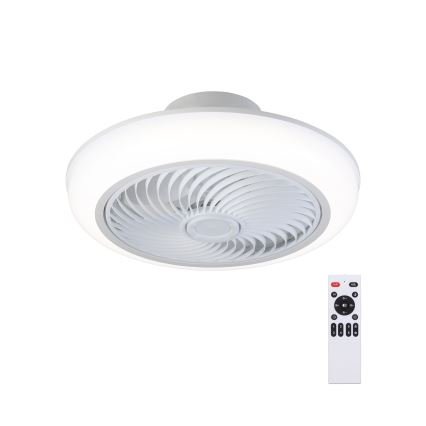 Brilagi - Plafonnier à intensité variable avec ventilateur LED/30W/230V 3000-6500K blanc + Télécommande