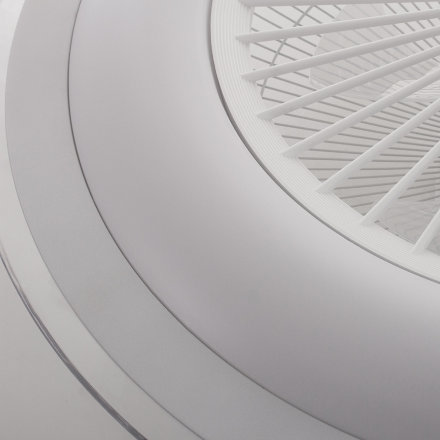 Brilagi - Luminaire à intensité variable avec ventilateur RONDA LED/48W/230V 3000-6000K blanc + télécommande