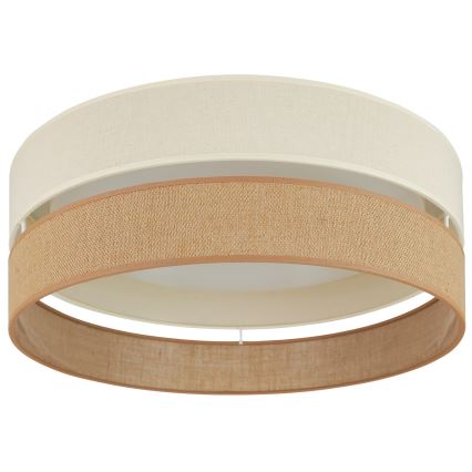 Brilagi - Plafonnier à intensité variable ROYAL YUTE LED/24W/230V d. 45 cm 3000/4000/6500K beige/crème  + Télécommande