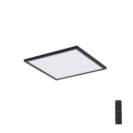 Brilagi - Plafonnier à intensité variable SLIMFRAME LED/25W/230V 30x30 cm 3000-6000K noir + Télécommande
