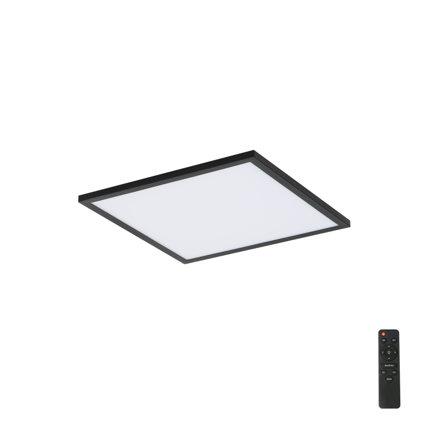 Brilagi - Plafonnier à intensité variable SLIMFRAME LED/25W/230V 30x30 cm 3000-6000K noir + Télécommande
