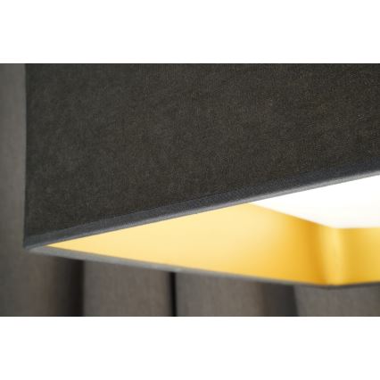 Brilagi - Plafonnier à intensité variable VELVET SQUARE SMART LED/36W/230V 2700-6500K Wi-Fi Tuya + Télécommande gris