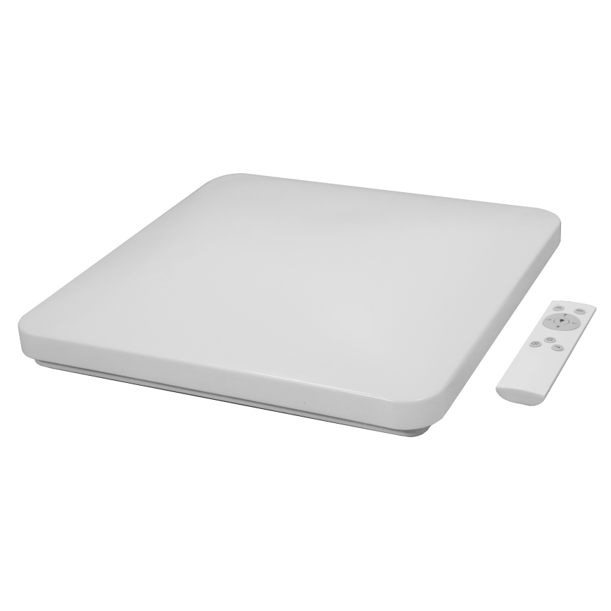 Brilagi - Plafonnier à intensité variable VELVET SQUARE SMART LED/36W/230V 2700-6500K Wi-Fi Tuya + télécommande marron