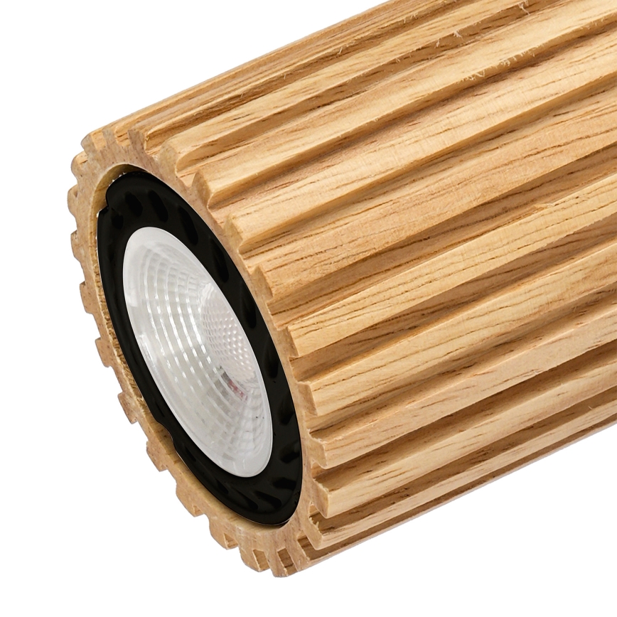 Brilagi - Luminaire à spots MODERN WOOD 4xGU10/8W/230V bois/noir