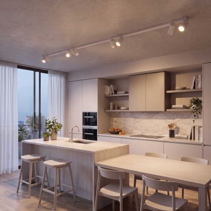BRILAGI - Luminaire à spots SELE LONG 8xGU10/30W/230V blanc