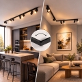 BRILAGI - Luminaire à spots SELE LONG 8xGU10/30W/230V noir