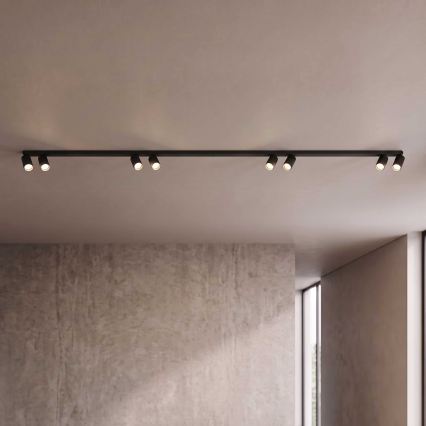 BRILAGI - Luminaire à spots SELE LONG 8xGU10/30W/230V noir