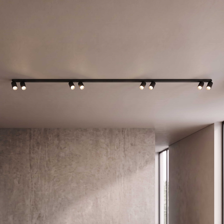 BRILAGI - Luminaire à spots SELE LONG 8xGU10/30W/230V noir