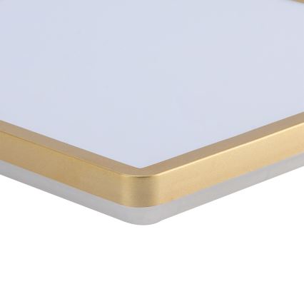 Brilagi - Luminaire de salle de bains ULTRA PLAT LED/24W/230V 42x42 cm doré IP54