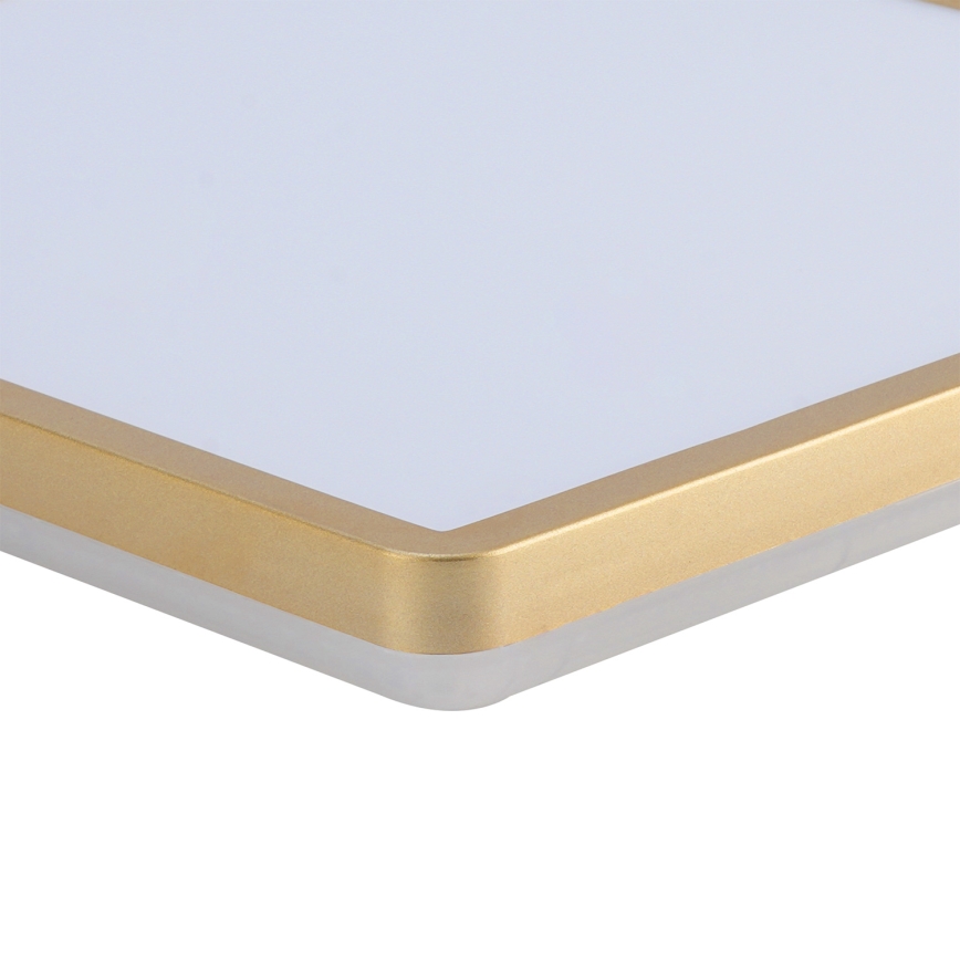 Brilagi - Luminaire de salle de bains ULTRA PLAT LED/24W/230V 42x42 cm doré IP54